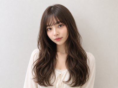 ミディアパーマコテ巻き風パーマデジタルパーマロングパーマ