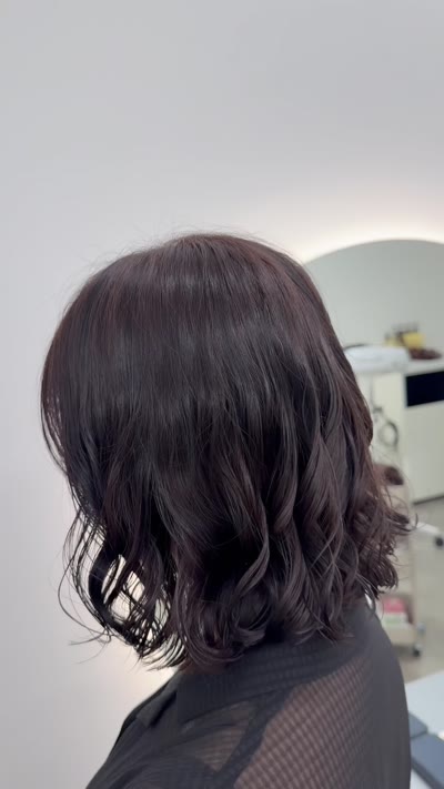 大人気！ボブコテ巻き風パーマ！