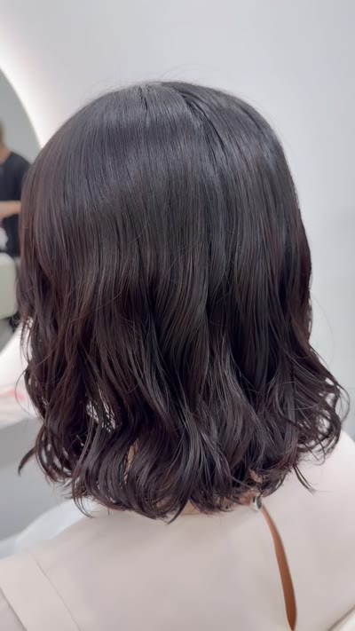 初パーマにオススメ！ゆるめボブコテ巻き風パーマ！